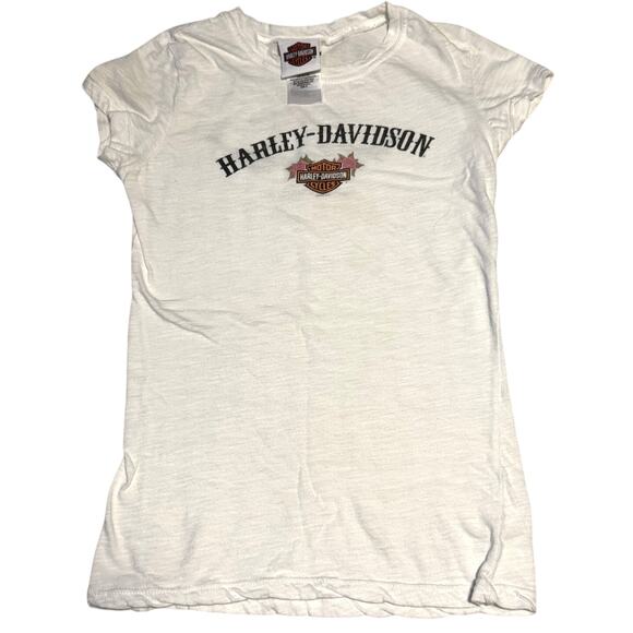 Harley Davidson Rose T-Shirt Size Small - Picture 1 of 3